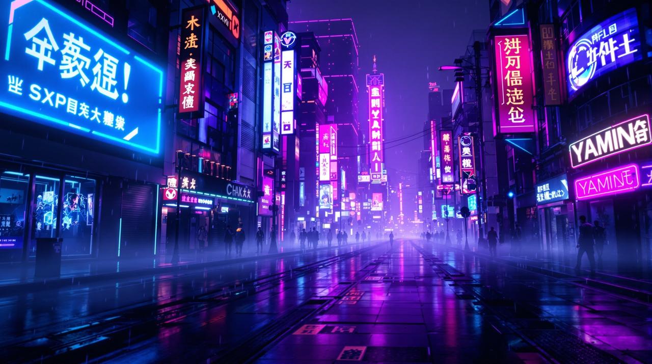 韩漫网址1080P：赛博朋克都市漫游